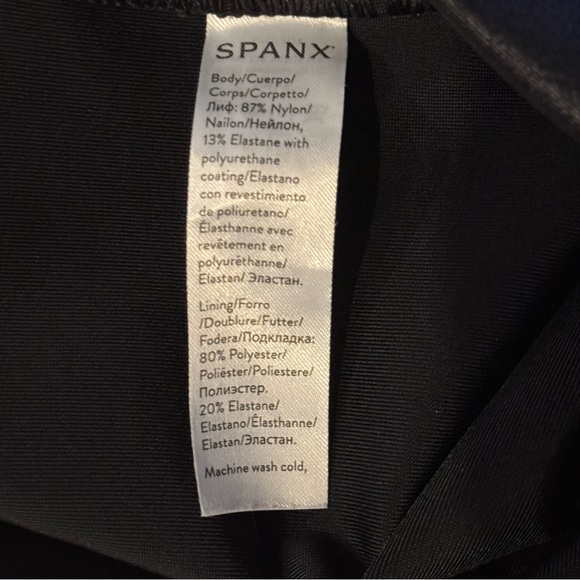 Spanx Faux Leather Moto Leggings Black Women’s Size Small 20136R - Picture 8 of 11